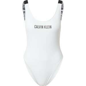 Calvin Klein Swimwear Plavky 'Intense Power' černá / bílá