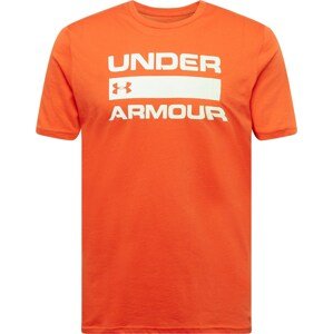 UNDER ARMOUR Funkční tričko 'Team Issue' oranžově červená / bílá