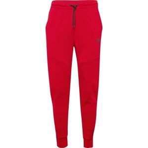 Nike Sportswear Kalhoty červená / černá