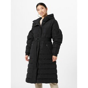 UNITED COLORS OF BENETTON Zimní kabát černá