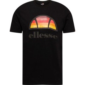 ELLESSE Tričko 'Sunset' oranžová / červená / černá