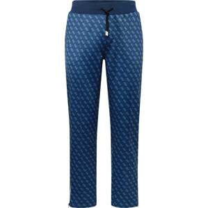 GUESS Sportovní kalhoty 'KORBIN' marine modrá / světlemodrá