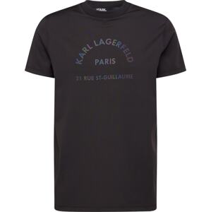 Karl Lagerfeld Tričko modrá / barvy bláta / fialová / černá