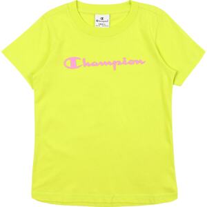 Champion Authentic Athletic Apparel Tričko žlutá / pink