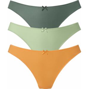 PETITE FLEUR Kalhotky zelená / oranžová