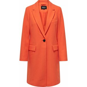 ONLY Přechodný kabát 'NANCY' oranžově červená