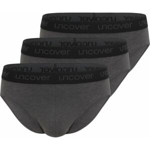 uncover by SCHIESSER Slipy ' 3er-Pack Uncover ' tmavě šedá