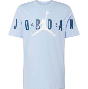 Jordan Tričko námořnická modř / světlemodrá / bílá