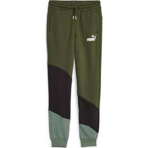 PUMA Sportovní kalhoty zelená / mátová / černá