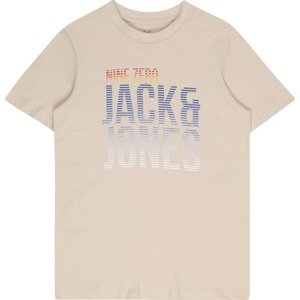 Jack & Jones Junior Tričko 'ARTHURS' tělová / modrá / žlutá / červená / bílá