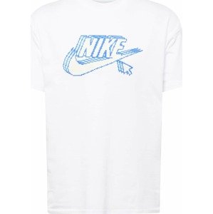 Nike Sportswear Tričko 'FUTURA' světlemodrá / bílá