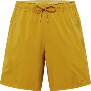 NIKE Sportovní kalhoty 'UNLIMITED' zlatě žlutá
