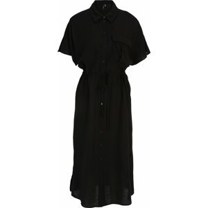 Vero Moda Tall Košilové šaty 'IRIS' černá
