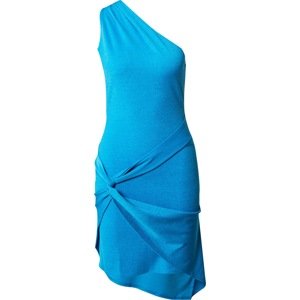 TOPSHOP Koktejlové šaty svítivě modrá