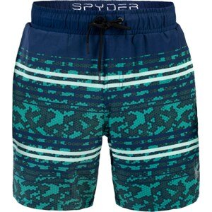 Spyder Sportovní plavky námořnická modř / zelená / bílá