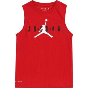 Jordan Funkční tričko červená / černá / bílá