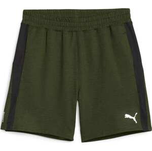 PUMA Sportovní kalhoty antracitová / tmavě zelená