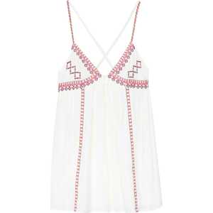 Pull&Bear Letní šaty oranžová / pink / bordó / bílá