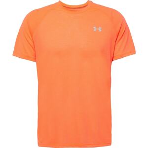 UNDER ARMOUR Funkční tričko 'Streaker' světle šedá / oranžová