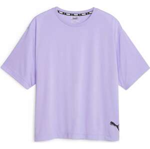 PUMA Funkční tričko fialová / černá