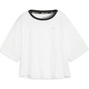 PUMA Funkční tričko 'CONCEPT' zlatě žlutá / černá / bílá