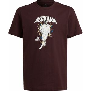 ADIDAS PERFORMANCE Funkční tričko 'Beckham' krémová / nebeská modř / vínově červená / bílá