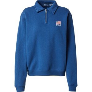 Polo Ralph Lauren Sweatshirt námořnická modř / královská modrá / jasně červená / bílá