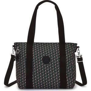 KIPLING Nákupní taška 'ASSENI S' zelená / pink / černá