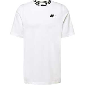 Nike Sportswear T-Shirt černá / bílá