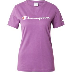 Champion Authentic Athletic Apparel Tričko fialová / červená / bílá