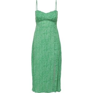 ONLY Letní šaty 'Leonora' zelená / bílá