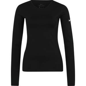 Funkční tričko 'W NP WM TOP LS' Nike černá
