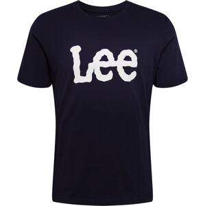 Tričko 'WOBBLY' Lee černá / bílá