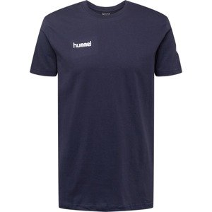 Funkční tričko Hummel marine modrá / bílá