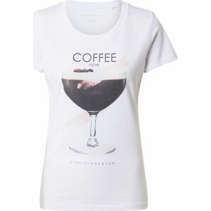 Tričko 'Coffee Now' einstein & newton růžová / černá / bílá