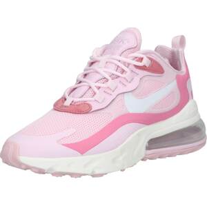 Tenisky 'Air Max 270 React' Nike Sportswear pink / růžová / pastelově růžová / bílá