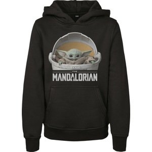 Mikina 'The Mandalorian' mister tee mix barev / černá