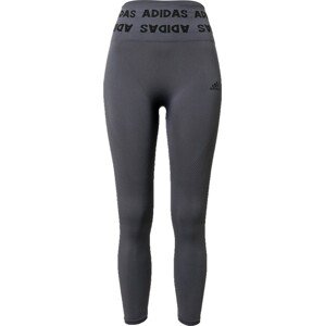Sportovní kalhoty ADIDAS SPORTSWEAR tmavě šedá / černá