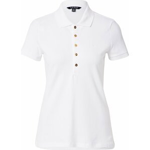 Tričko 'KIEWICK' Lauren Ralph Lauren stříbrná / bílá