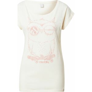 Tričko 'Skateowl 2' Iriedaily růžová / bílá