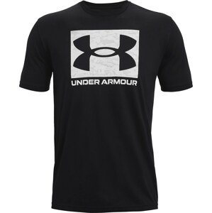 Funkční tričko Under Armour světle šedá / černá / bílá