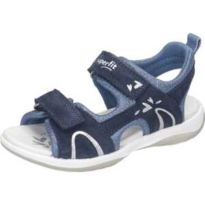 Sandály 'Sunny' Superfit chladná modrá / tmavě modrá / stříbrná