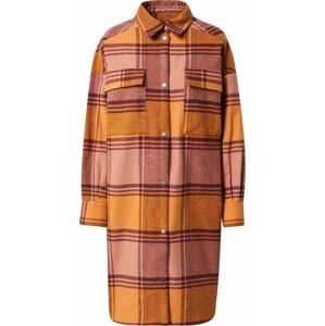 Přechodný kabát Iriedaily oranžová / starorůžová / merlot