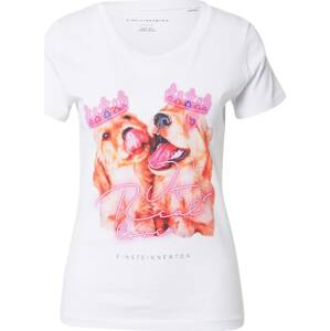 Tričko 'Royal Puppies' einstein & newton hnědá / pink / černá / bílá