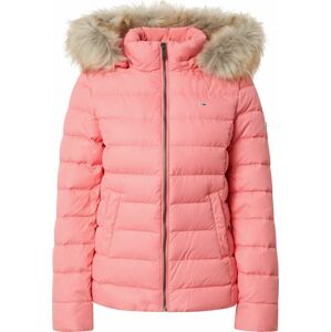 Zimní bunda 'Essential' Tommy Jeans světle hnědá / růžová