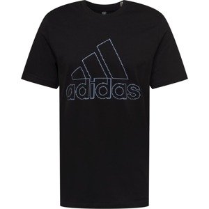 Funkční tričko adidas performance chladná modrá / černá