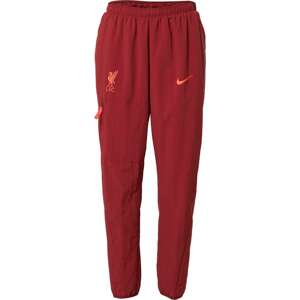 Sportovní kalhoty 'Liverpool FC' Nike oranžová / červená