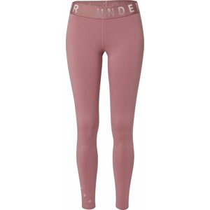 Sportovní kalhoty Under Armour starorůžová / pastelově růžová