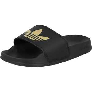 Pantofle 'ADILETTE LITE' adidas Originals zlatá / černá
