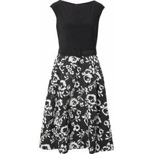 Koktejlové šaty 'NOELLA' Lauren Ralph Lauren krémová / černá